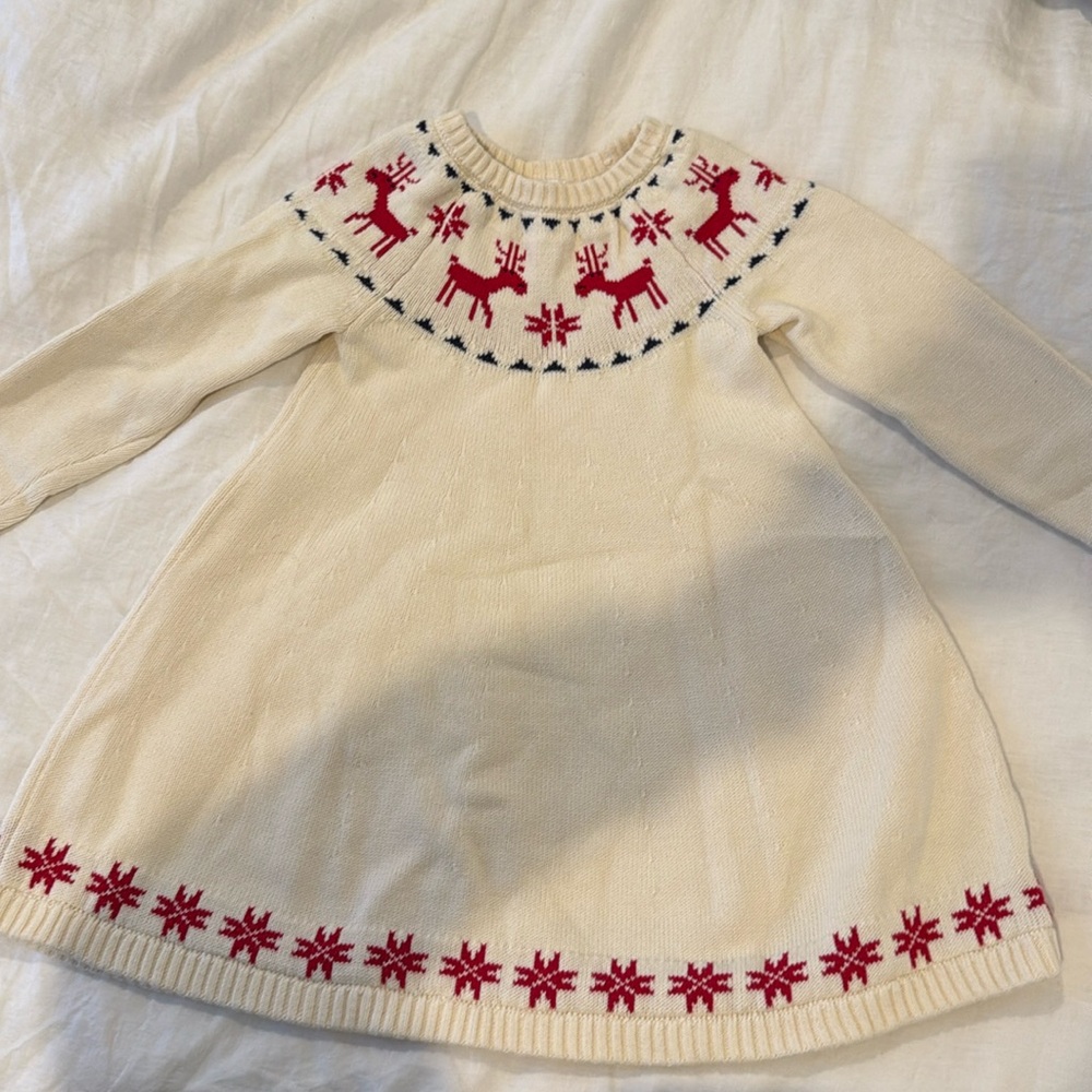 Hannah Andersson 5T Christmas Dress